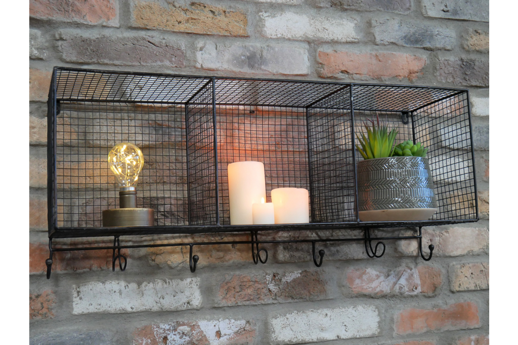 Shelf Unit With Hooks