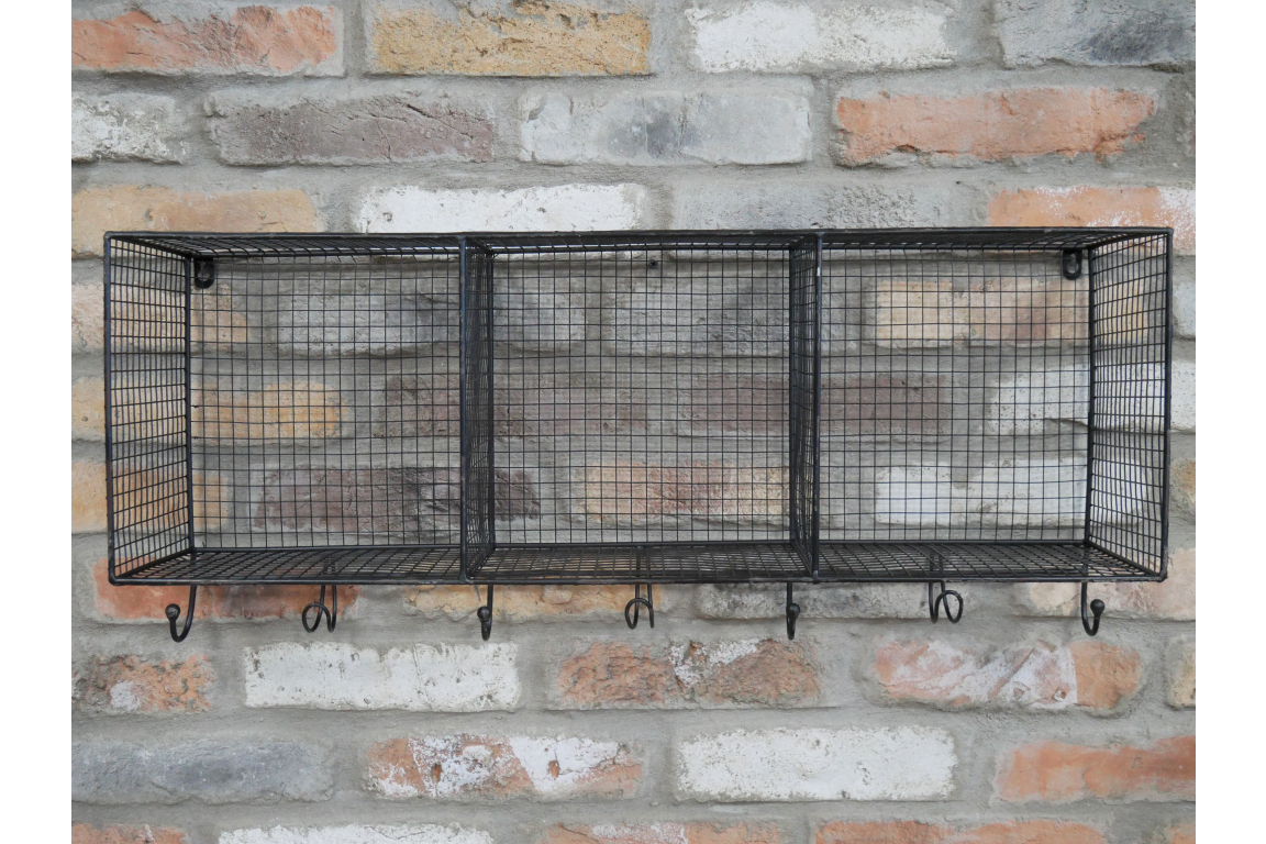 Shelf Unit With Hooks