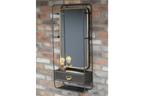 Wall Unit With Mirror