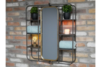 Wall Unit With Mirror
