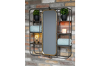 Wall Unit With Mirror