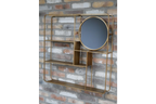 Wall Unit With Mirror