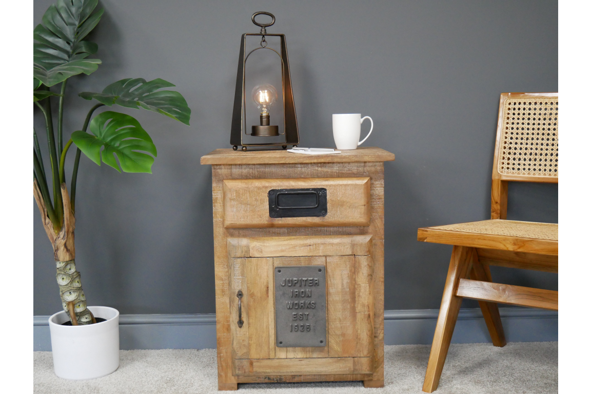 Jupiter Industrial Bedside Cabinet