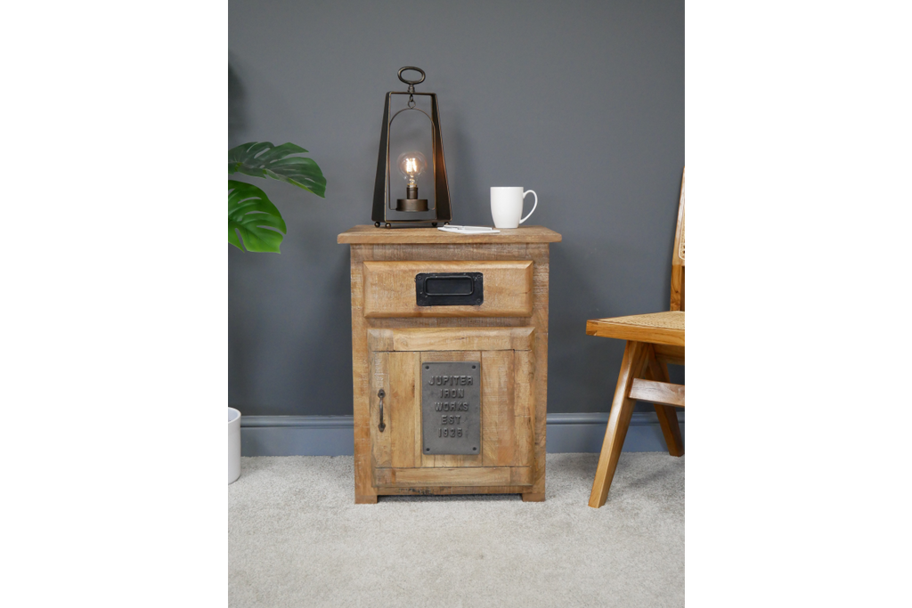 Jupiter Industrial Bedside Cabinet