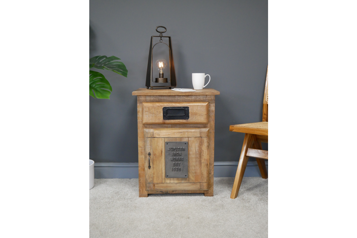 Jupiter Industrial Bedside Cabinet