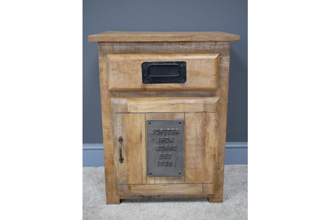 Jupiter Industrial Bedside Cabinet