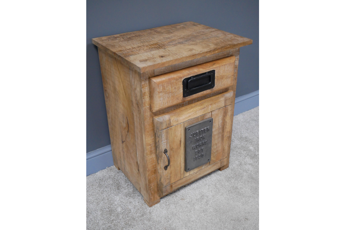 Jupiter Industrial Bedside Cabinet