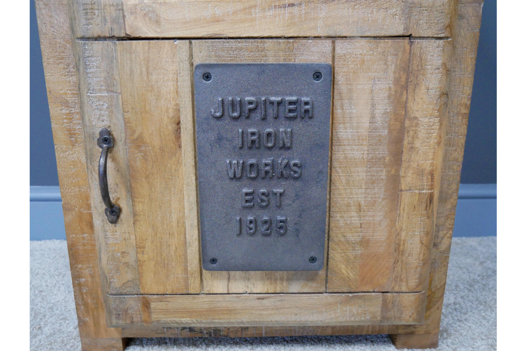 Jupiter Industrial Bedside Cabinet