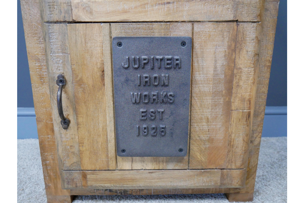 Jupiter Industrial Bedside Cabinet
