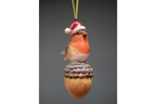 Robin On Acorn Tree Decoration