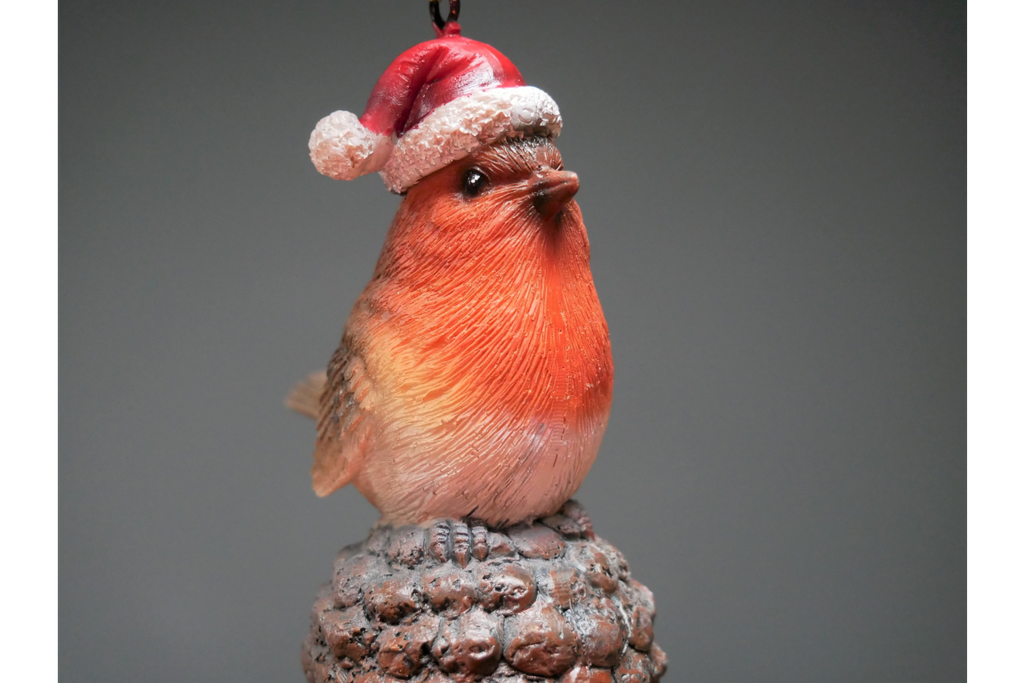 Robin On Acorn Tree Decoration