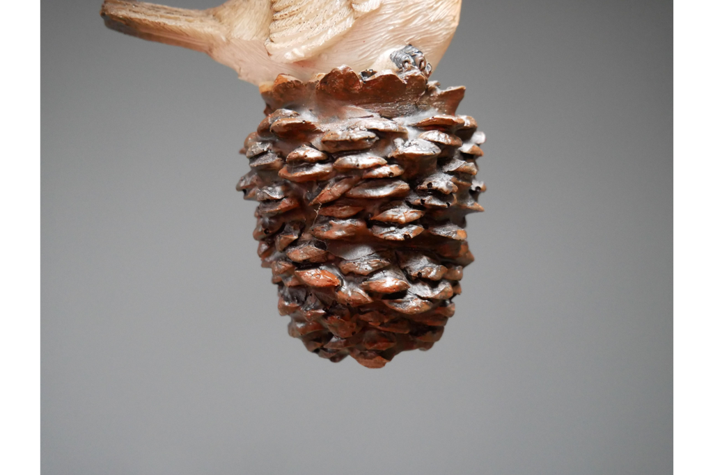 Robin On Pinecone Tree Decoration