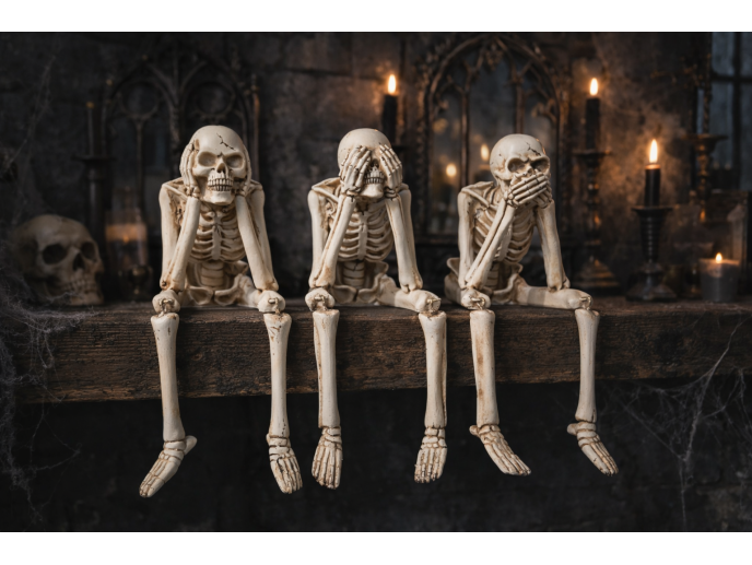 Set Of 3 Skeletons