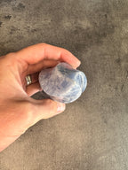 Blue calcite - Flame