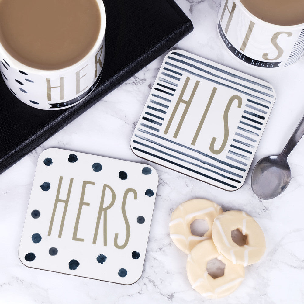 His & Hers Coaster Set