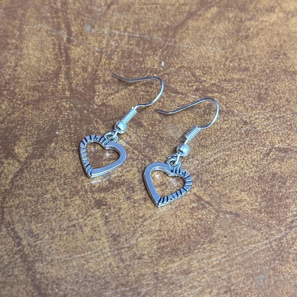 Moon Star Charm Drop Earrings