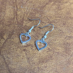 Moon Star Charm Drop Earrings