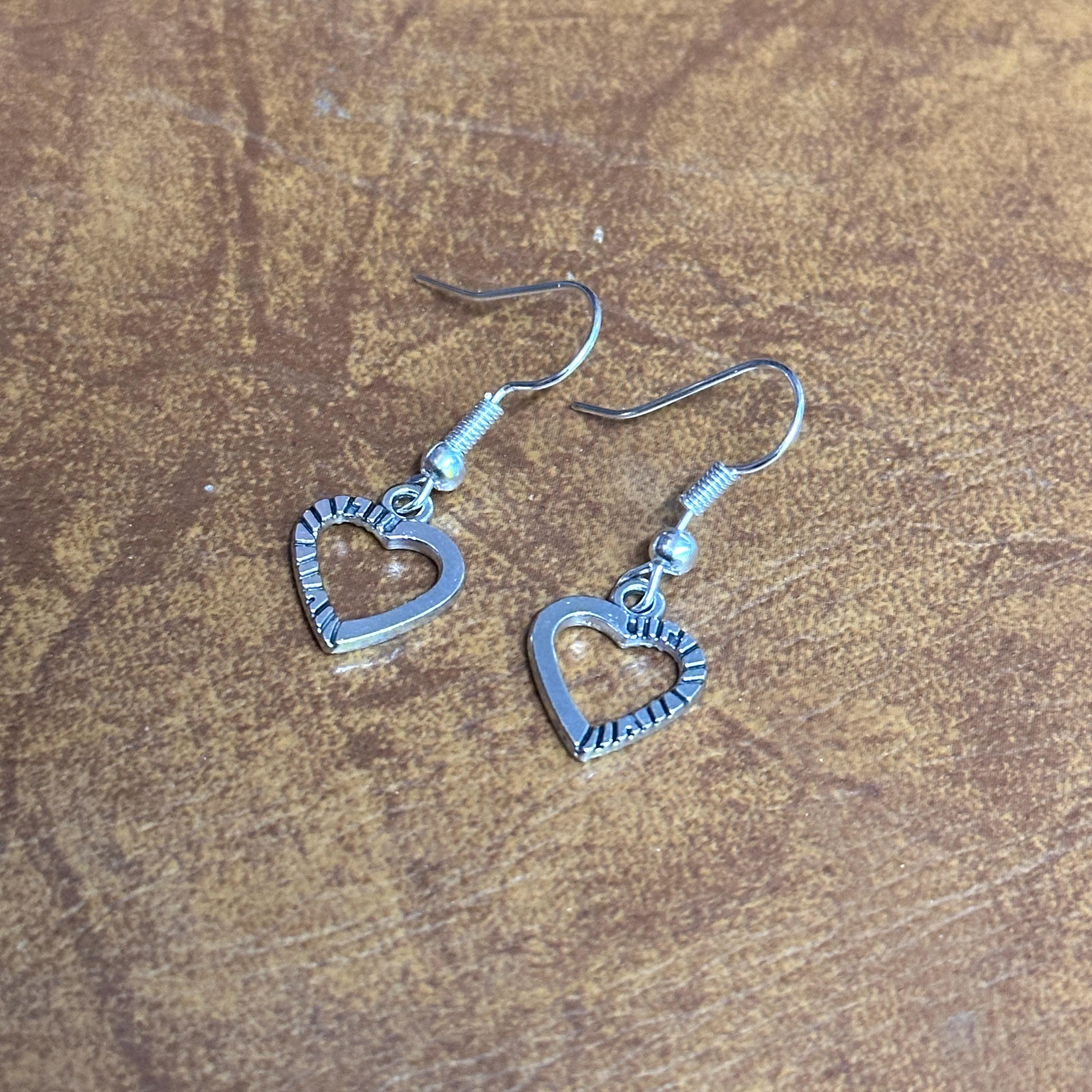 Moon Star Charm Drop Earrings