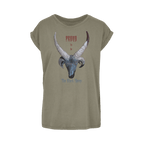 Proud to be The Black Sheep Women's Extended Shoulder T-Shirt XS-5XL Olive Womens