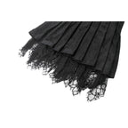 Dark in Love Mortalis Lace-Up Goth Dress in Black