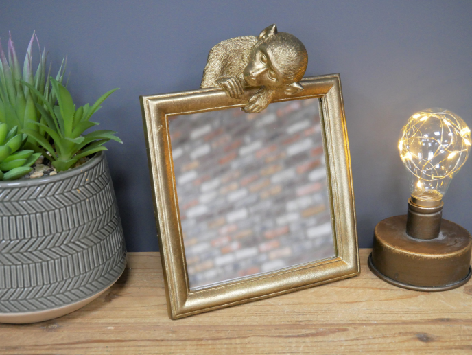 Gold Monkey Mirror