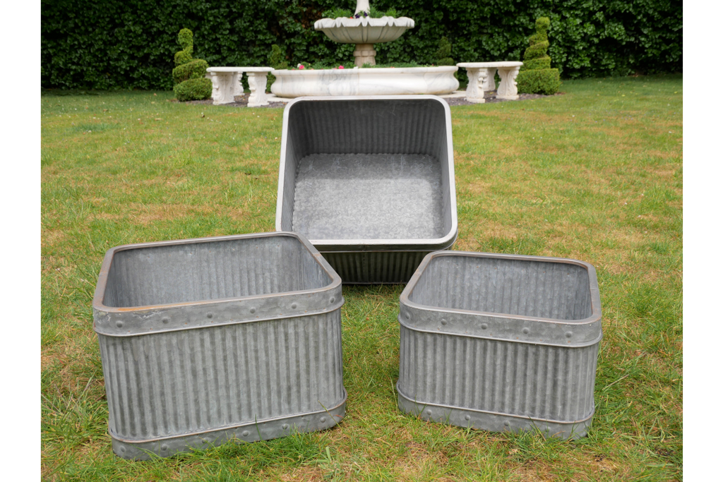 Set Of 3 Square Tubs