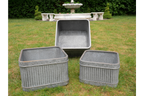 Set Of 3 Square Tubs