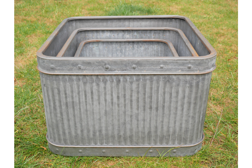 Set Of 3 Square Tubs