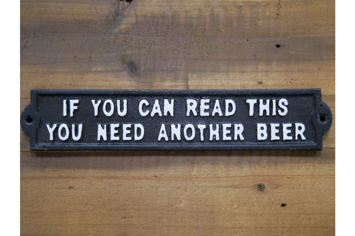 Sign (Another Beer)