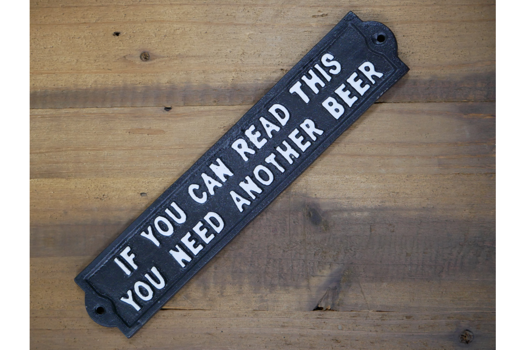 Sign (Another Beer)