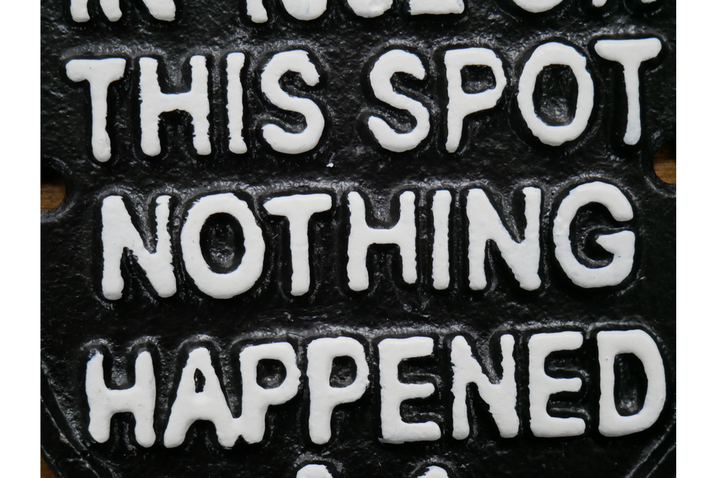 Sign (Nothing Happened)