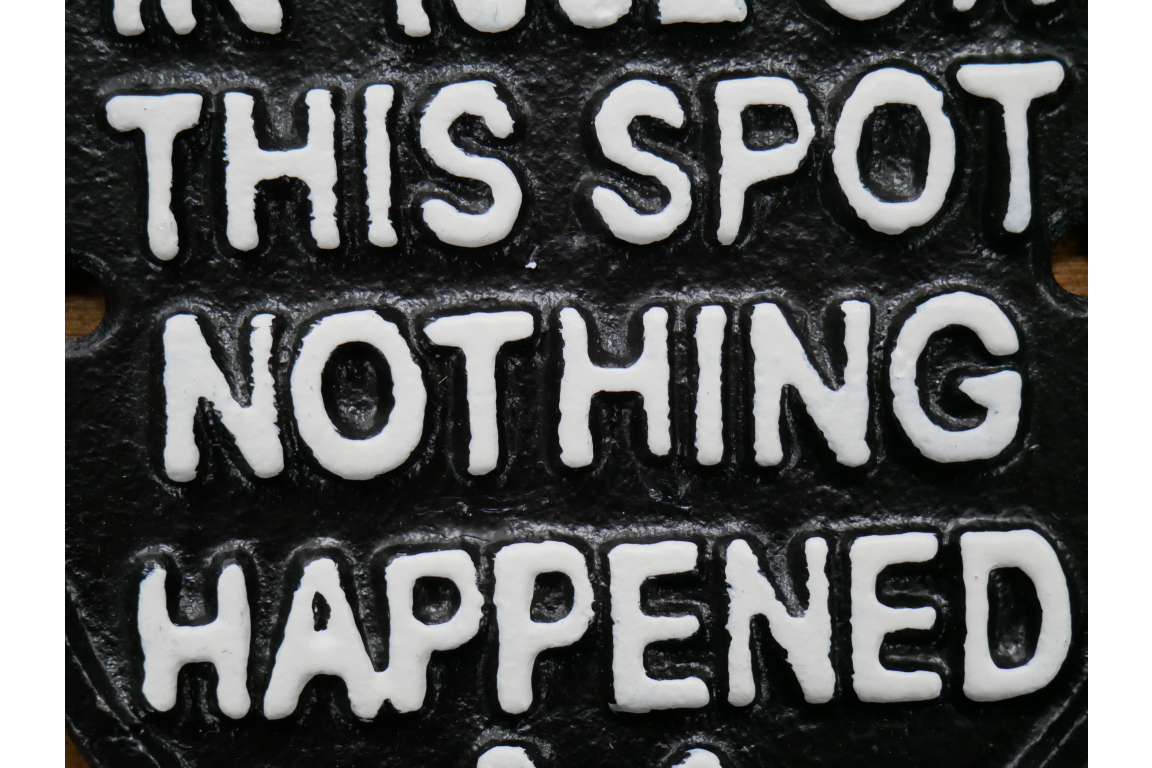 Sign (Nothing Happened)