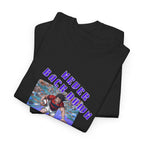 Never Back Down Anime Rugby Printed T-Shirt 100% Cotton Novelty Rugby Sports Tee Gift Black