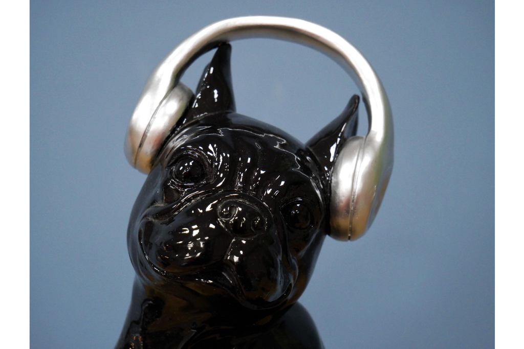 Dog With Headphones