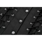 Dark in Love Ruptured Lace-Up Punk Shirt