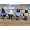Set Of 4 Scary Birds