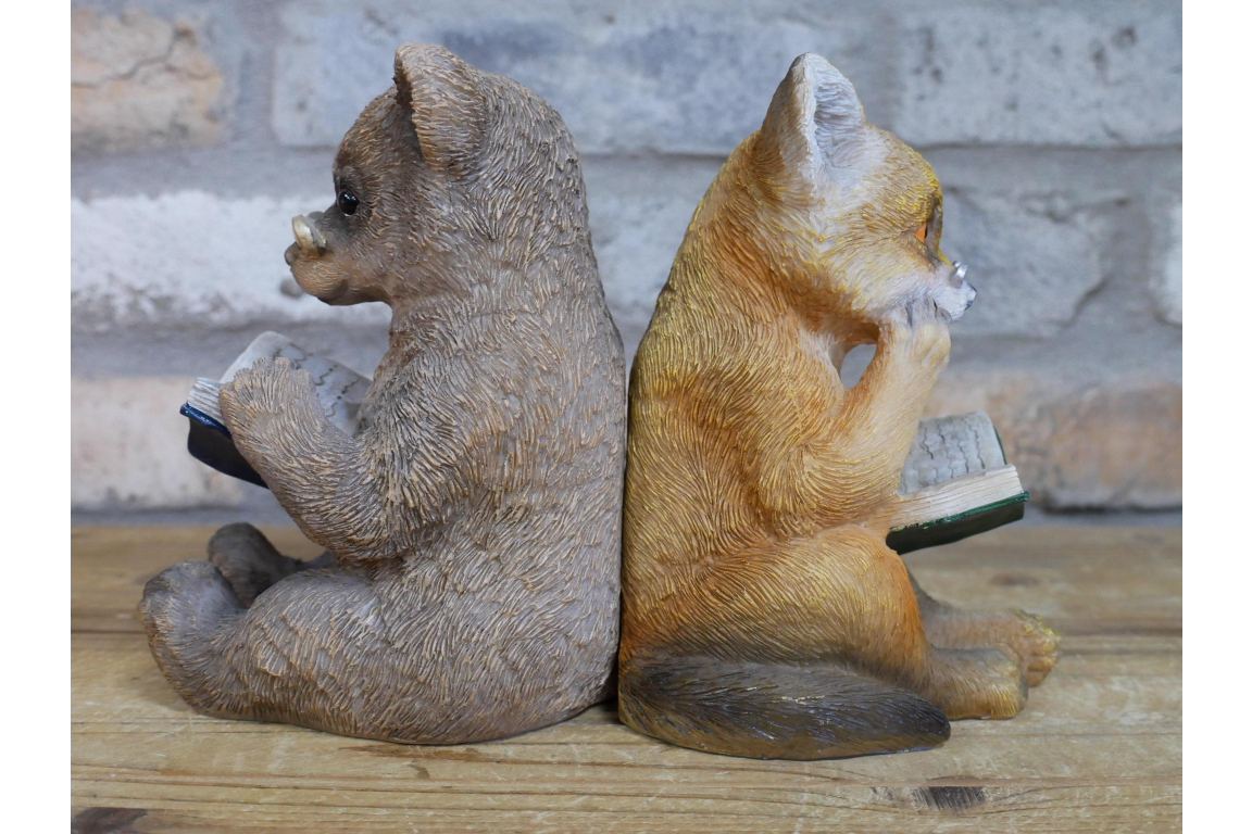 Bear & Fox Bookends