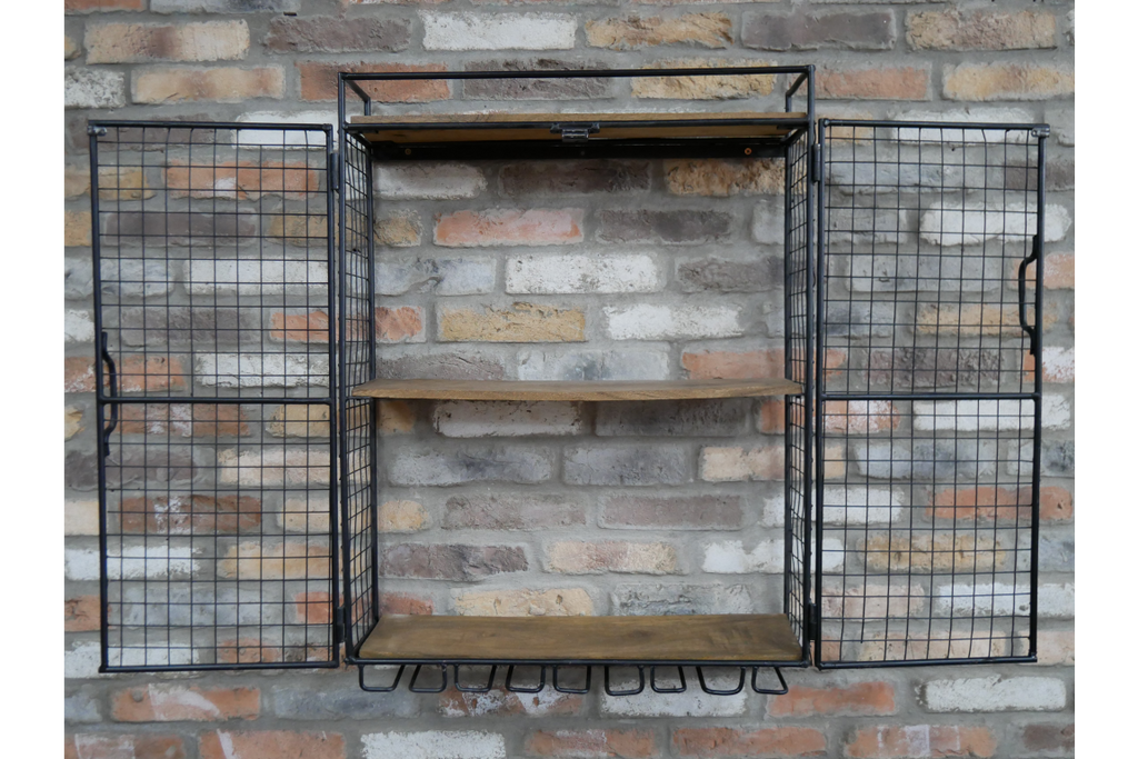 Industrial Wine Wall Unit
