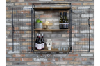 Industrial Wine Wall Unit