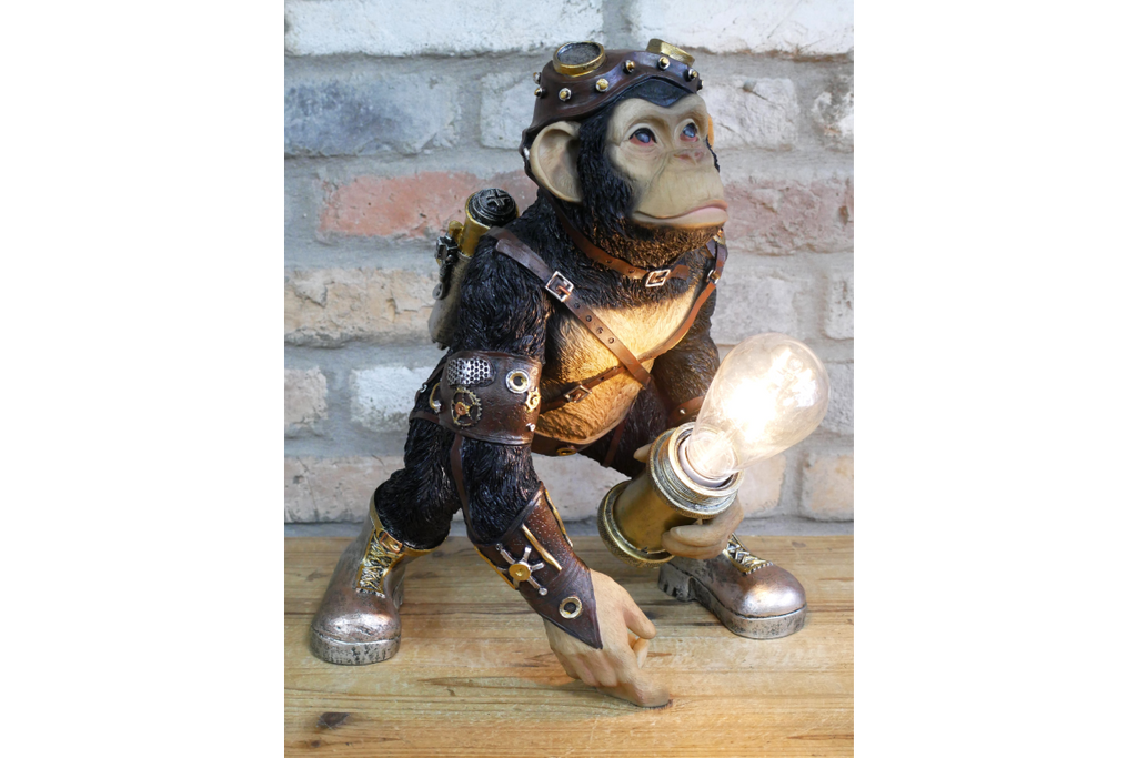 Steampunk Monkey Light