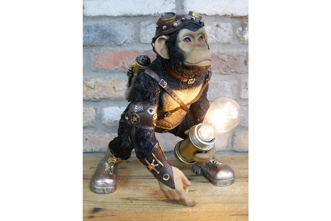 Steampunk Monkey Light