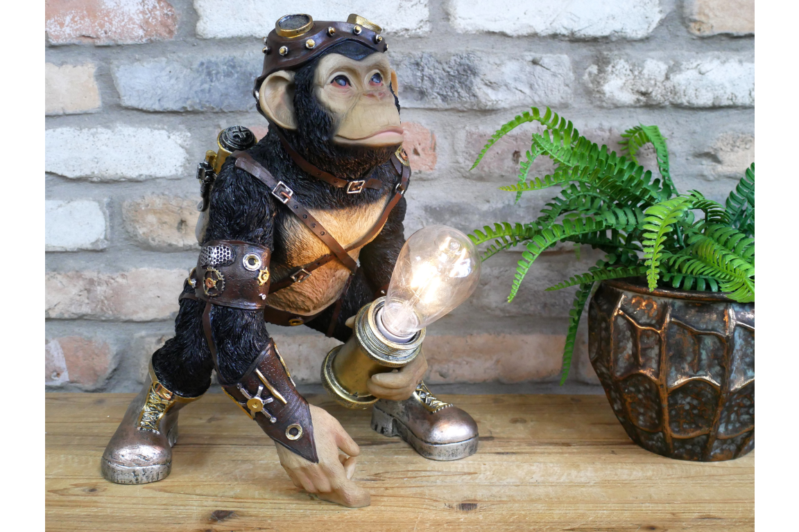 Steampunk Monkey Light