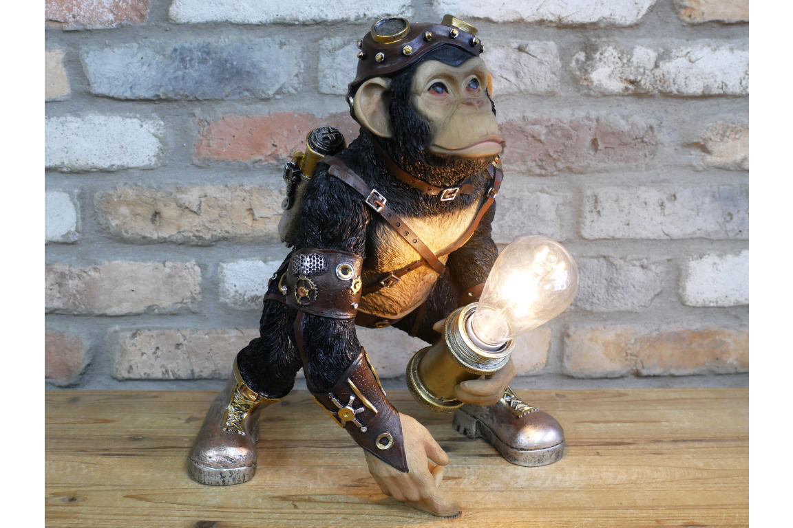 Steampunk Monkey Light