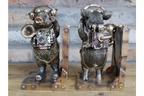 Steampunk Pig Bookends