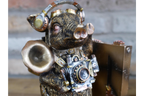 Steampunk Pig Bookends