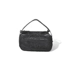 Dark In Love Victoria Black Lace Bow Mini Handbag