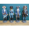 Set Of 4 Military Dogs