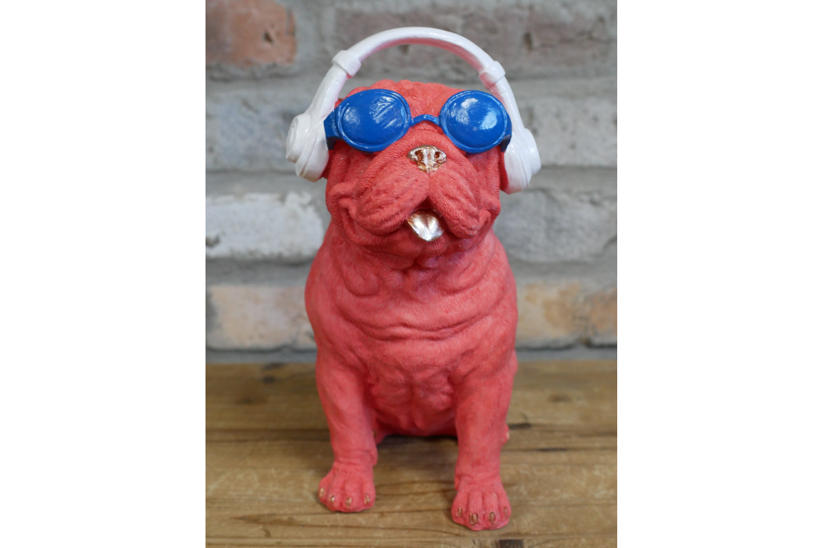 Dog With Headphones