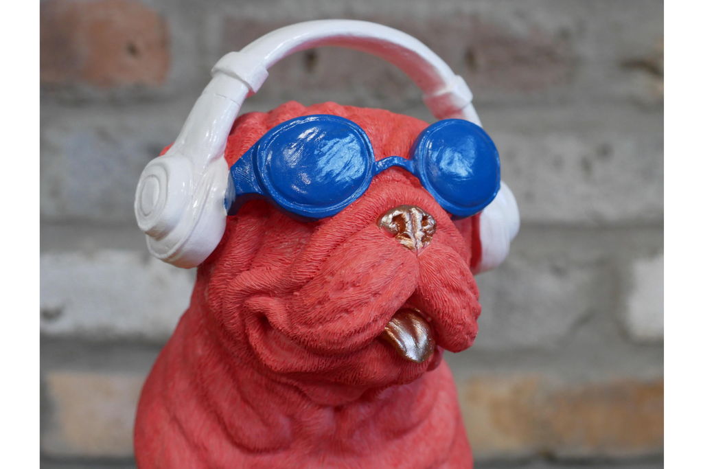 Dog With Headphones