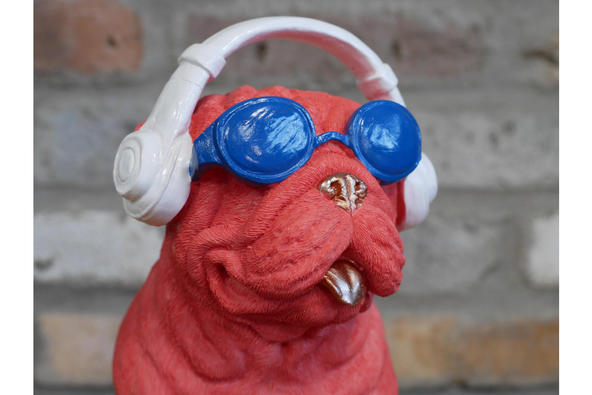 Dog With Headphones
